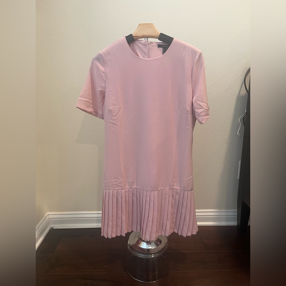 Forever 21 Pink Pleated Sheath Dress